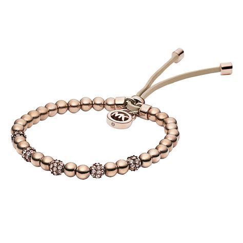 michael kors rose gold beaded bracelet uk|Michael Kors rose gold satchel.